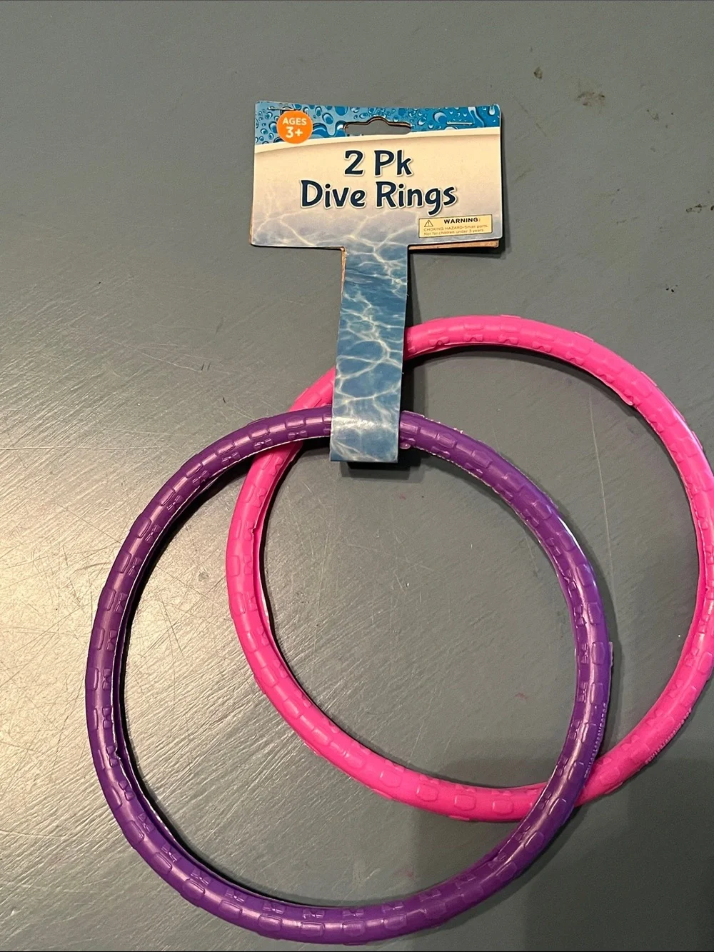 NEW 3 sets of POOL DIVE fun- gems, fish, rings 9 total